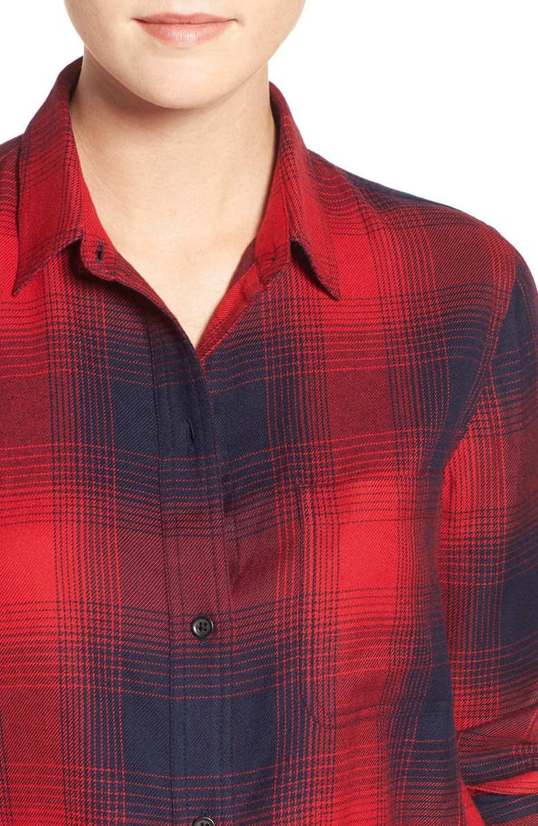 Madewell 'Ex Boyfriend' Plaid Shirt, Alternate, color,
