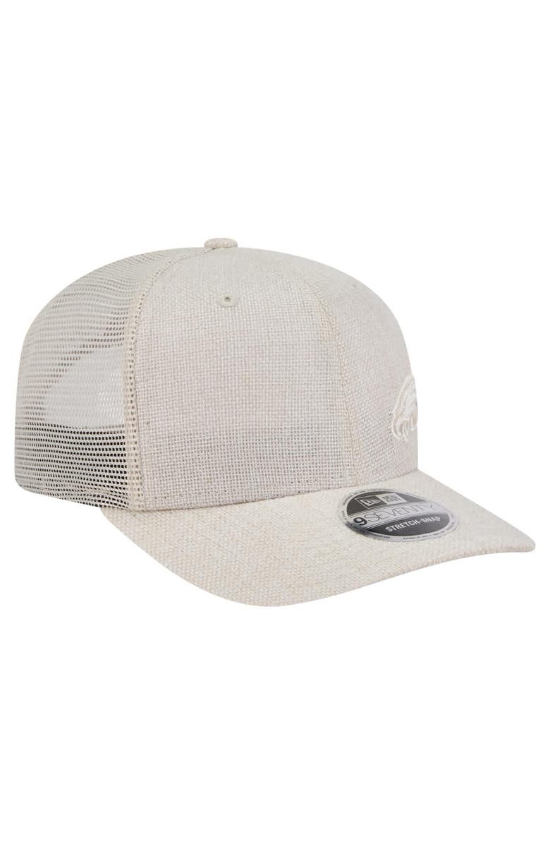 New Era Men's New Era Natural Philadelphia Eagles Flawless 9SEVENTY Stretch-Snap Hat, Alternate, color, 
