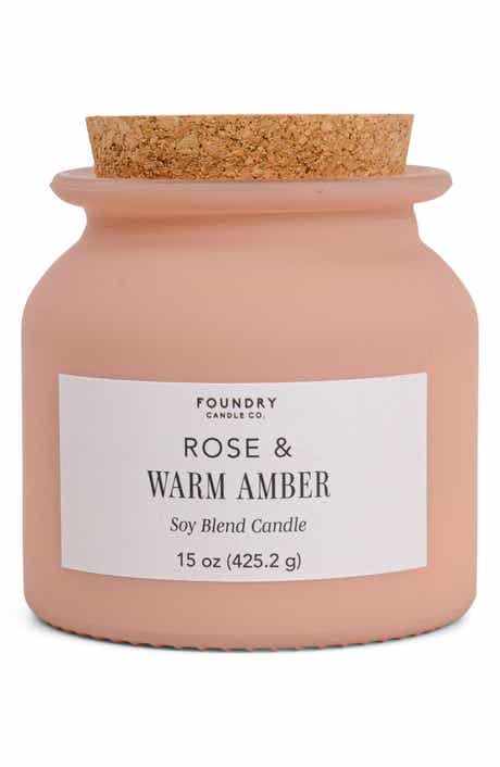 Foundry Candle Co. 15-Ounce Jar Fragrance Candle with Cork Lid