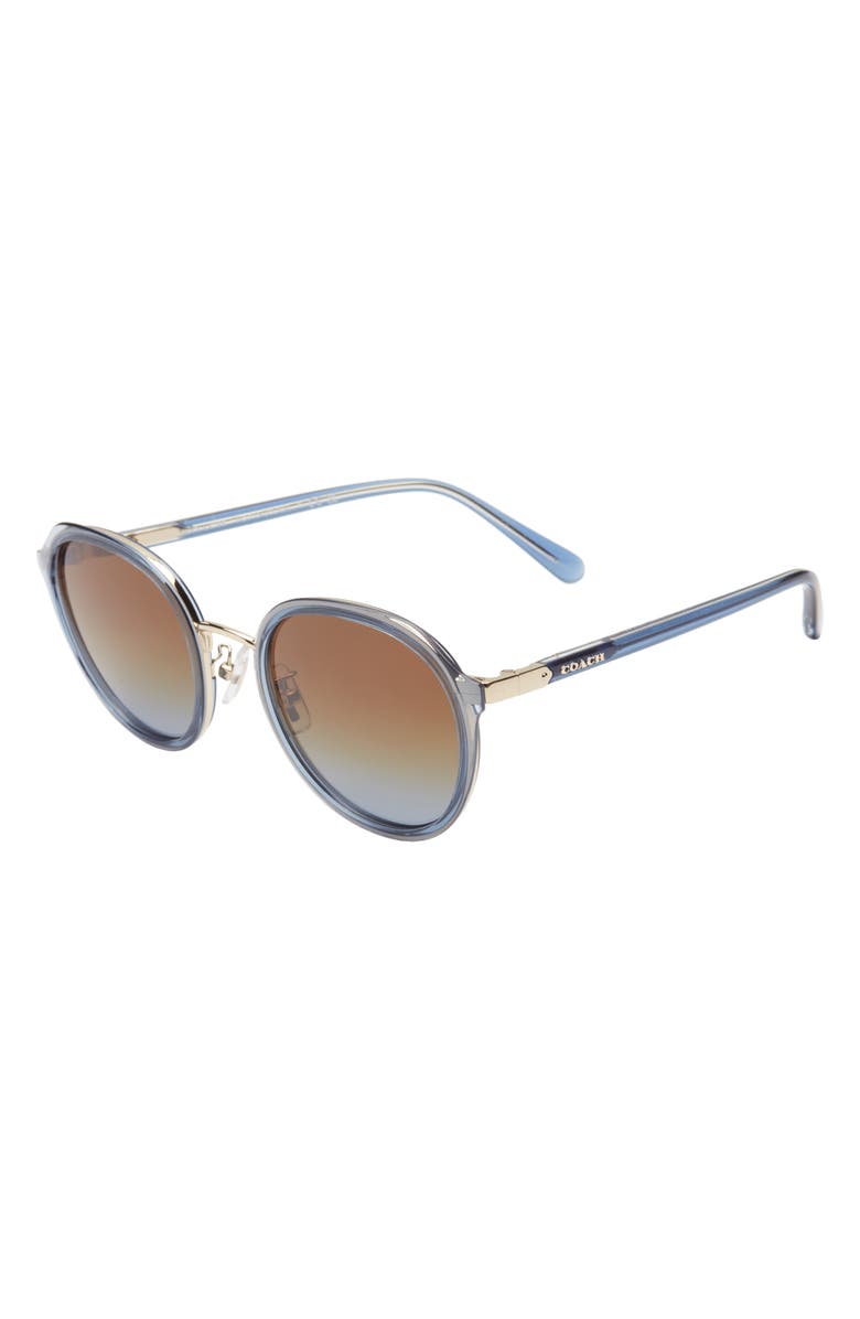 COACH 0HC7154 52mm Oval Sunglasses, Alternate, color, 