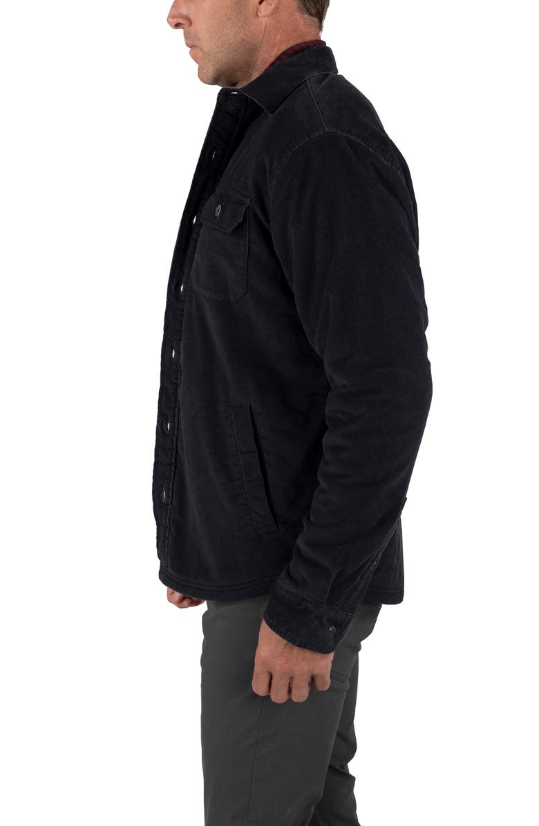 Tailor Vintage Faux Shearling Lined Corduroy Shirt Jacket, Alternate, color, 
