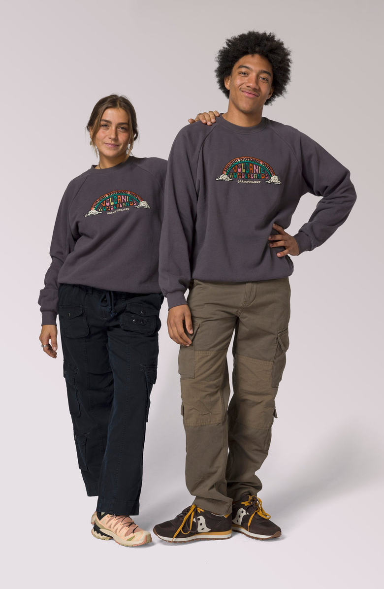 Parks Project Hawai'i Geological Wonderlands Crew Sweatshirt, Alternate, color, Graphite