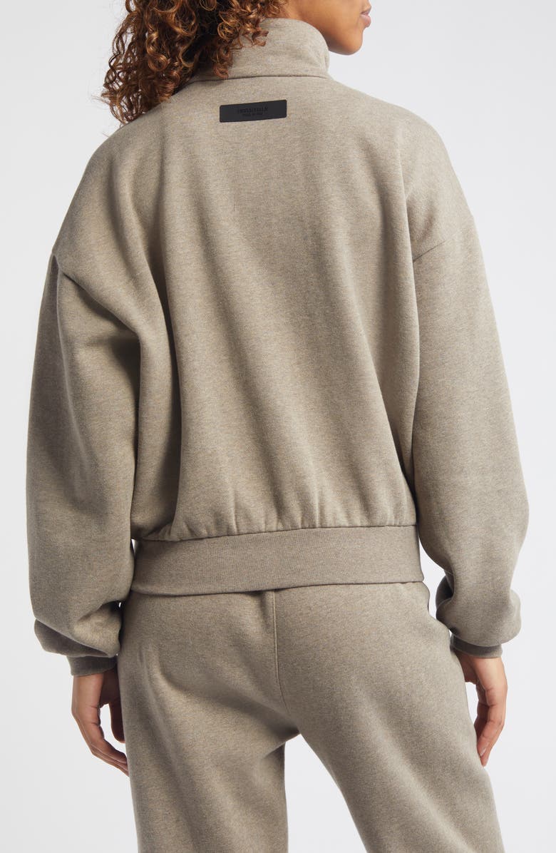 Fear of God Essentials Cotton Blend Zip-Up Jacket, Alternate, color, 