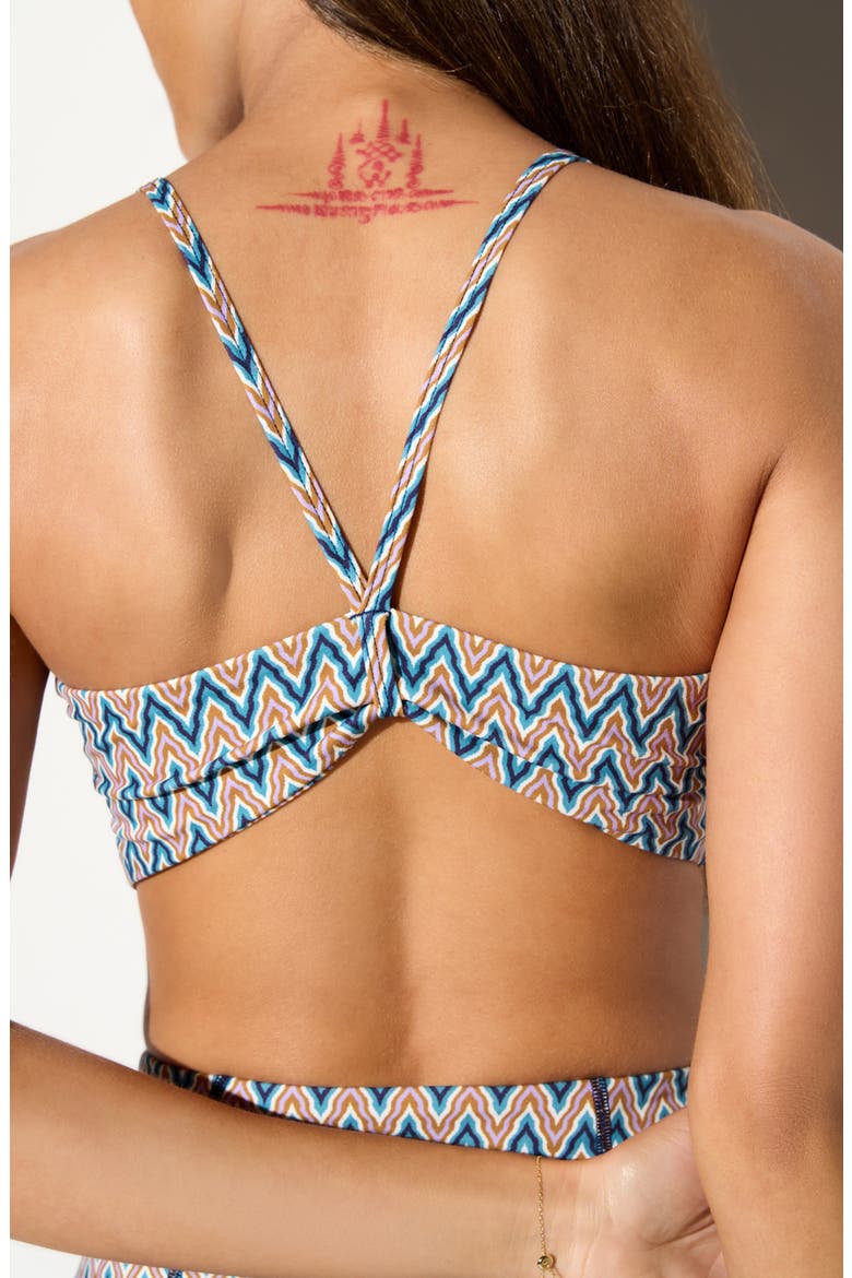 Mystic Trail Bandana Bra Top, Alternate, color, AMETHYST/ MULTI