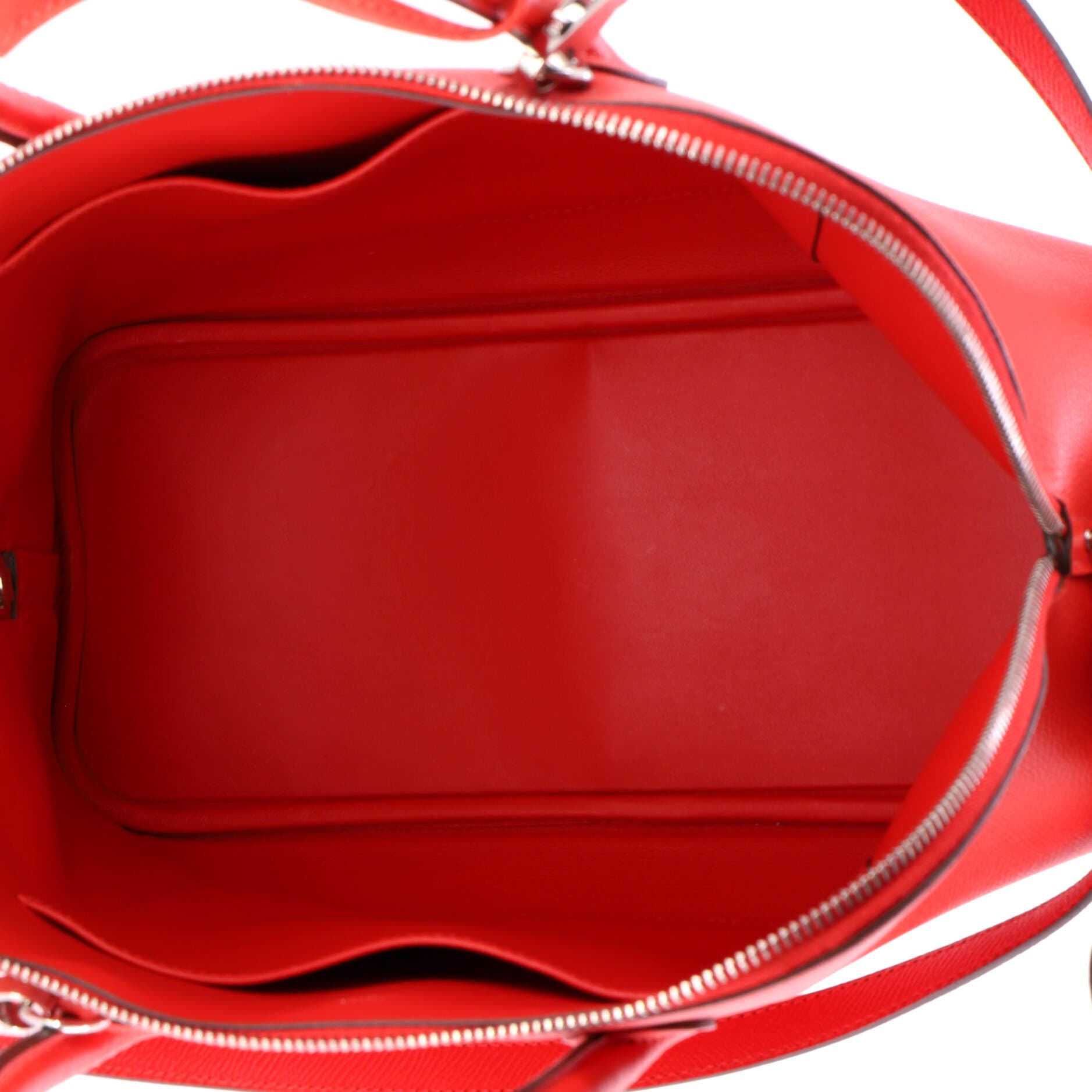 Pre-Owned Hermes Bolide 1923 Bag Tressage Epsom 30, Alternate, color, Rouge De Coeur