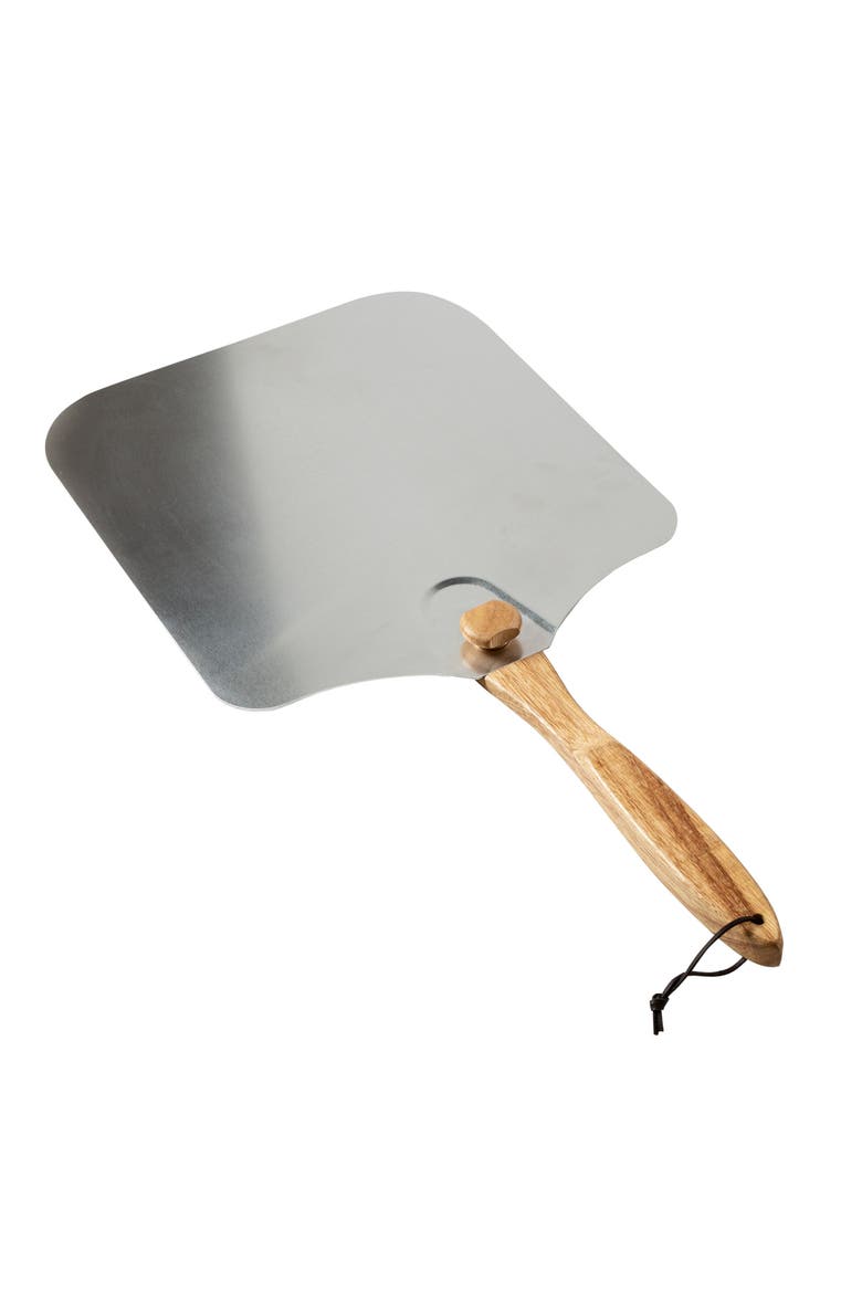 Aluminum Pizza Peel w/ Folding Handle, 14x16-Inch, Main, color, Metallic Silver