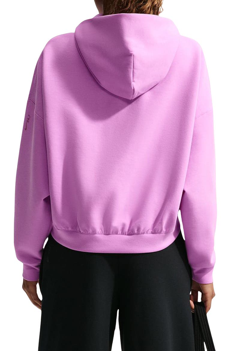 Oversize Hoodie, Alternate, color, LT MAGENTA/ BLACK