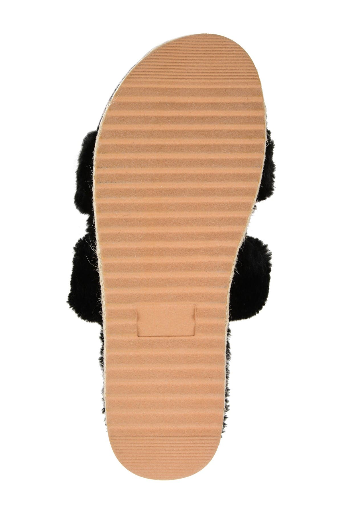 Journee Collection JOURNEE Relaxx Faux Fur Slipper, Alternate, color, 