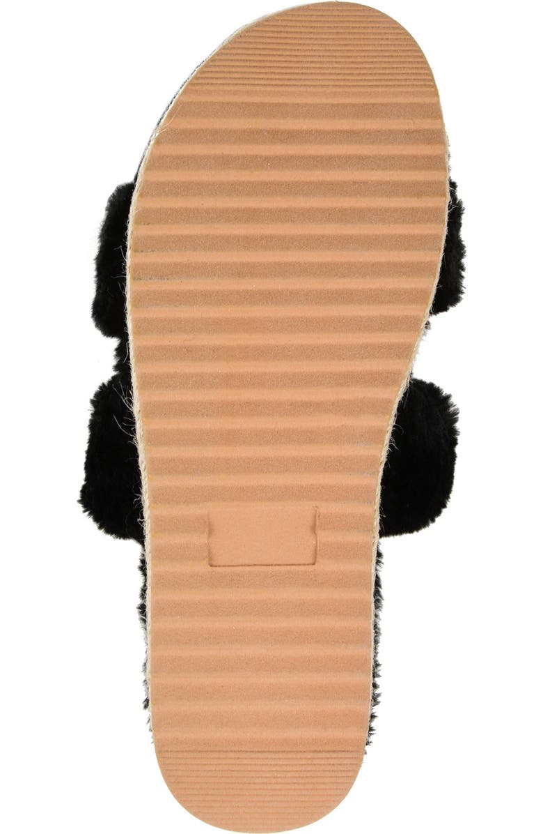 Journee Collection JOURNEE Relaxx Faux Fur Slipper, Alternate, color,