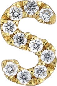 Bony Levy Icon Diamond Initial Single Stud Earring (Nordstrom Exclusive)