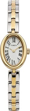 Timex® Cavatina Oval Bracelet Watch, 19mm