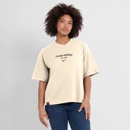 Nike Women's Nike Tan Georgia Bulldogs Established Tag Boxy T-Shirt