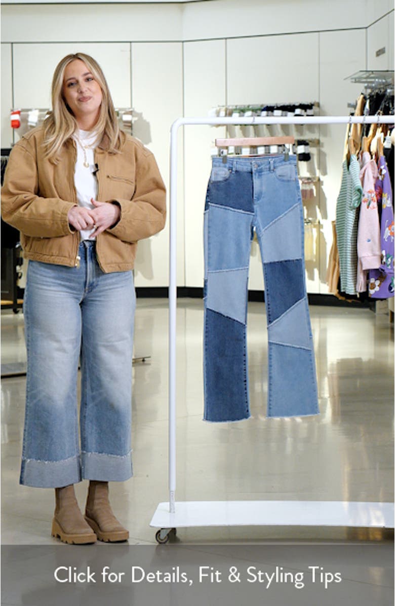 Kids' Patchwork Flare Jeans, sales video thumbnail
