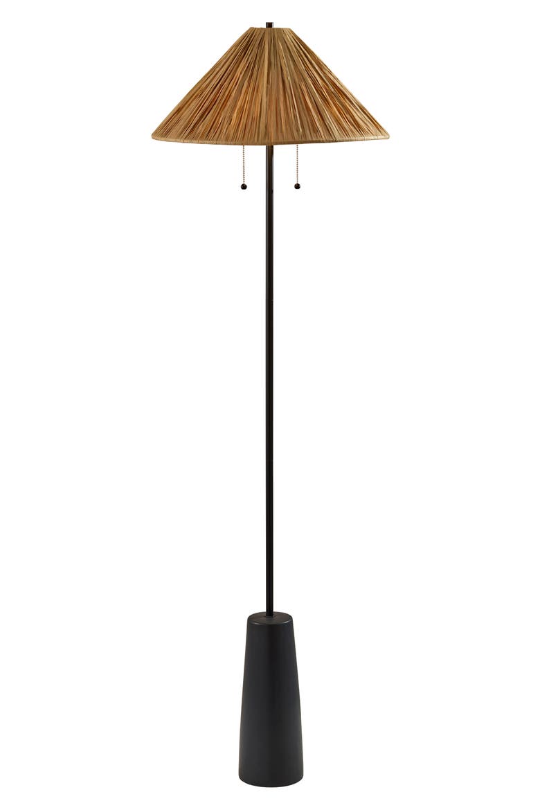 Waylon Floor Lamp, Main, color, BLACK