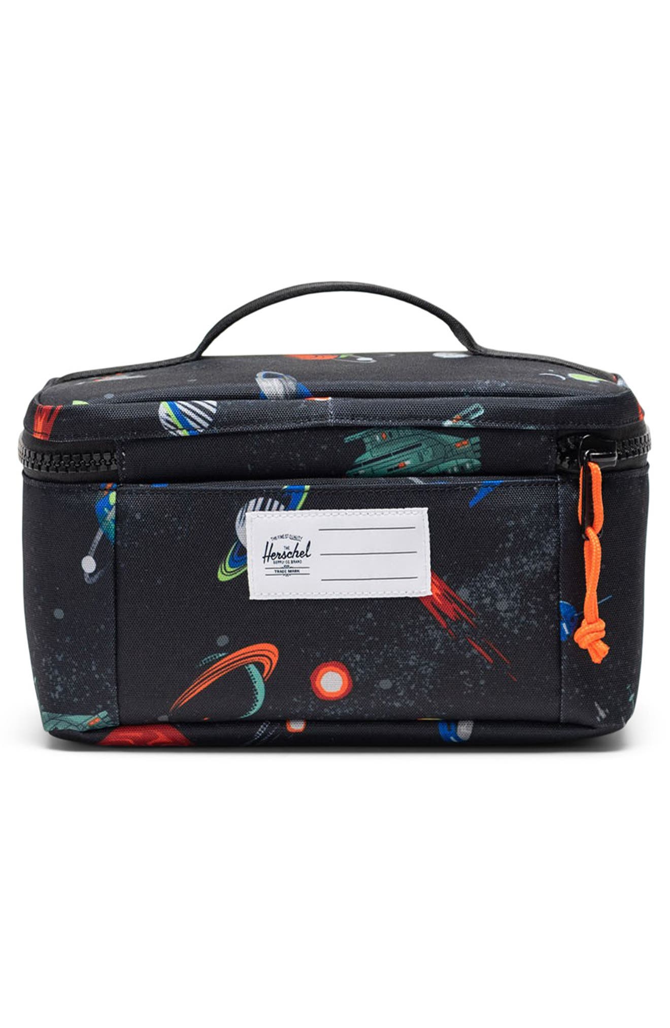 Herschel Supply Co. Kids' Heritage Lunch Bag, Alternate, color, Space Adventure Glow