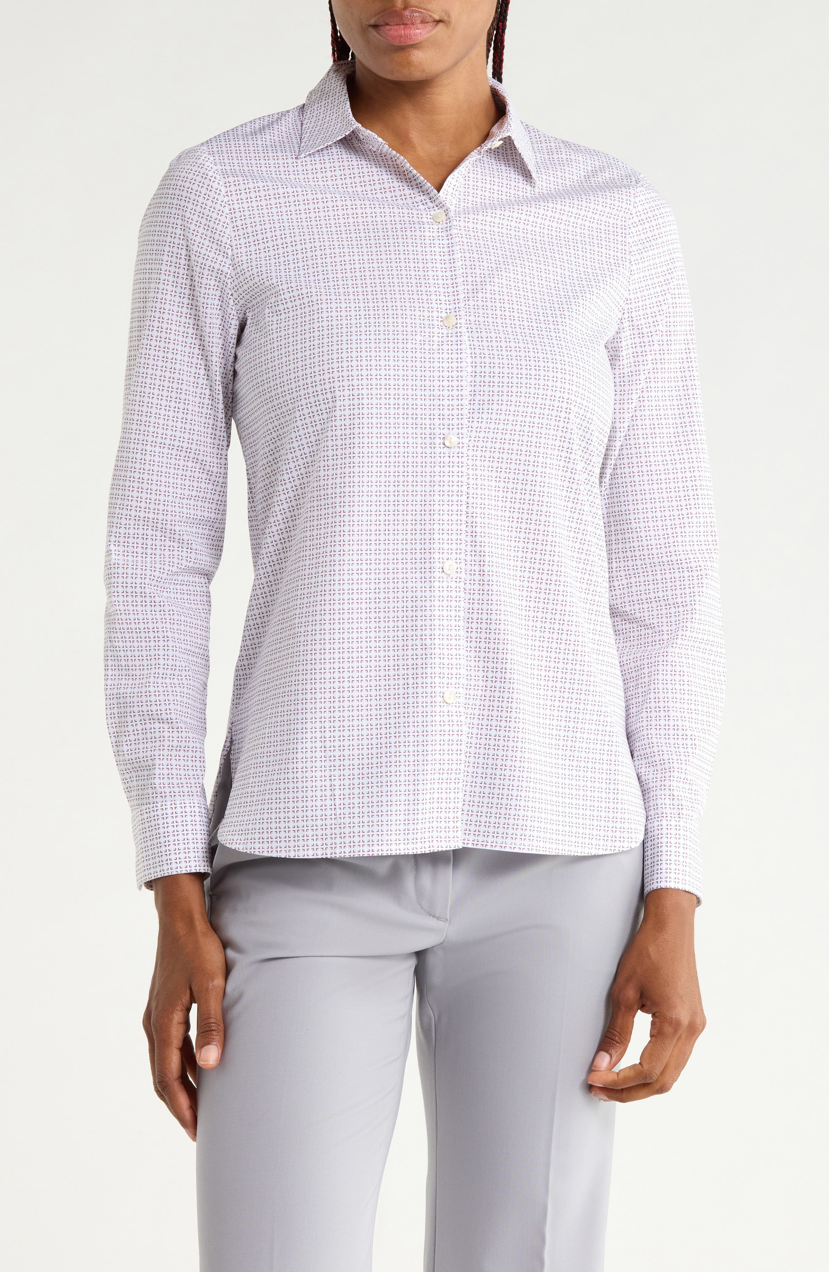 Fitted Long Sleeve Button Shirt