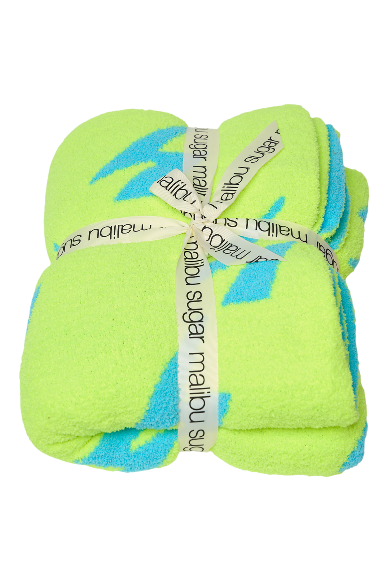 Reversible blanket, Main, color, New Sky Blue & Neon Yellow