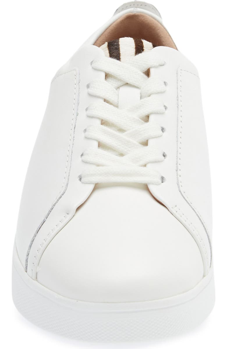 FitFlop Rally Leather & Genuine Calf Hair Sneaker, Alternate, color,