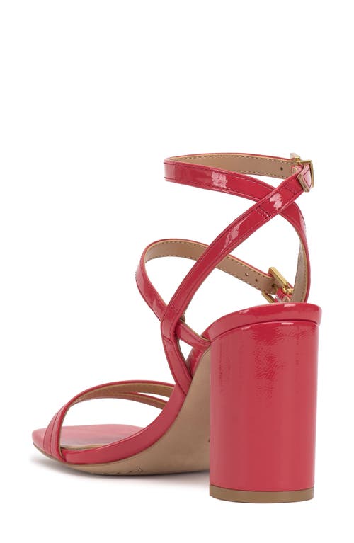 Vince Camuto Hania Ankle Strap Sandal In Red