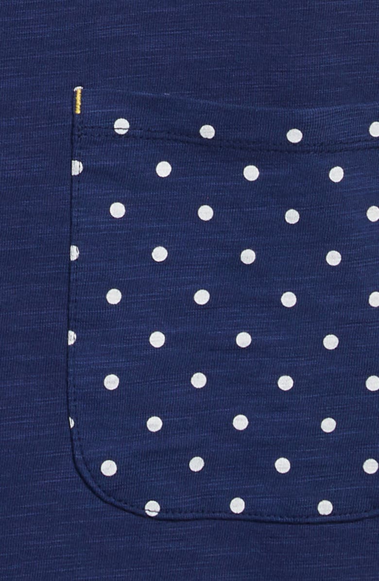 Mini Boden Fun Pocket Long Sleeve Jersey T-Shirt Dress, Alternate, color, 