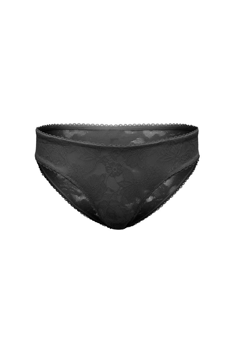 Adore Me Leina Bikini Panties, Alternate, color, Black