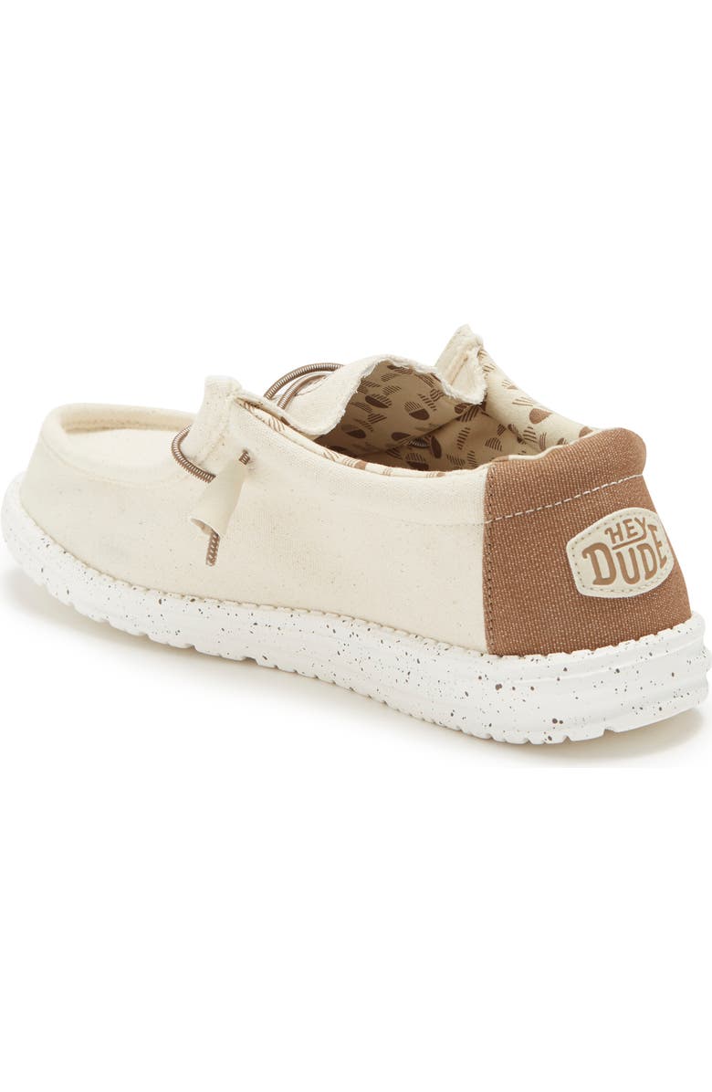 Hey Dude Wally Stretch Boat Shoe, Alternate, color, Ivory