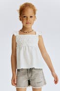 H&M Ruffle-trimmed Cotton Top