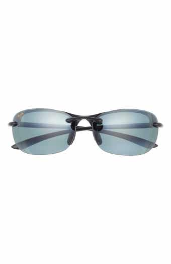 64mm Polarized Bi-Gradient Wrap Sunglasses
