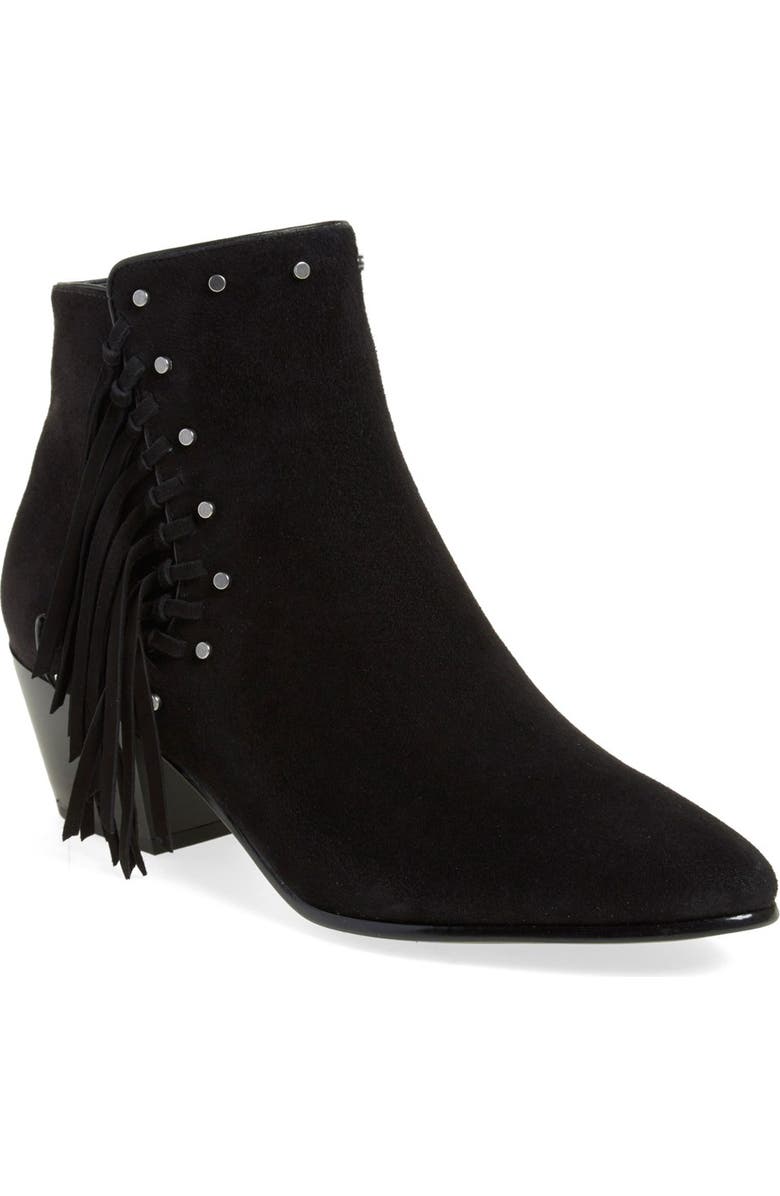 Sam Edelman 'Rudie' Studded Fringe Bootie, Main, color,