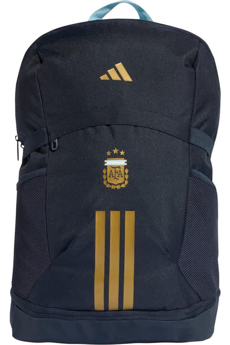 adidas argentina backpack Soccer Display your international football allegiances with pride adidas Alliance 3 Sackpack, White/Black
