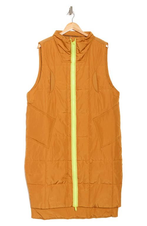 Fp Movement By Free People On The Move Packable Vest In Orange