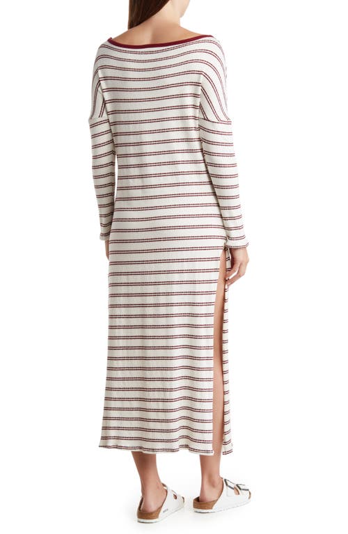 Go Couture Long Sleeve T-shirt Maxi Dress In White