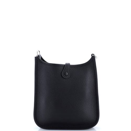 Pre-owned Hermes Hermes Evelyne Bag Gen Iii Clemence Tpm In Black