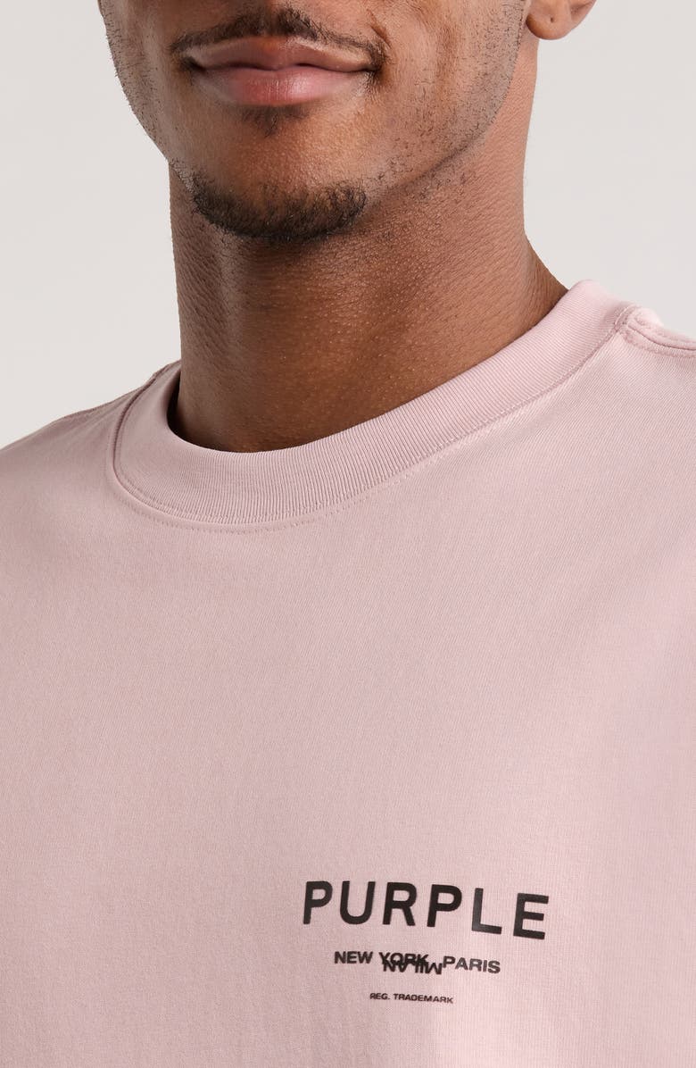 PURPLE BRAND Logo Cotton Graphic T-Shirt, Alternate, color, Pink