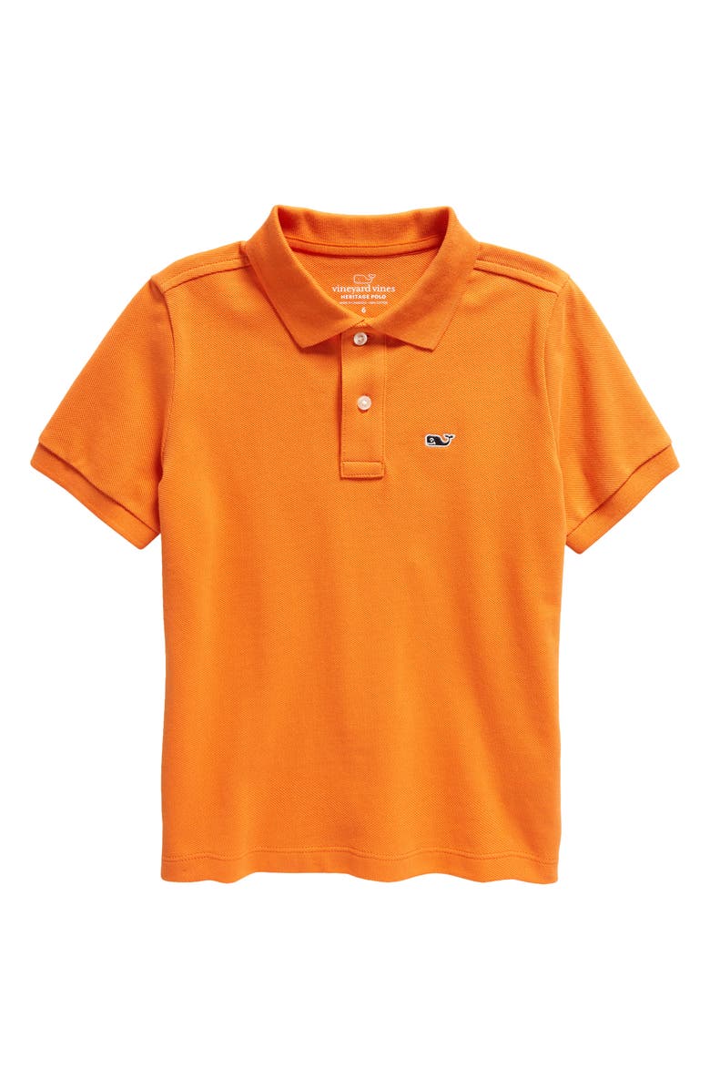 vineyard vines Kids' Classic Stripe Cotton Piqué Polo, Main, color, 