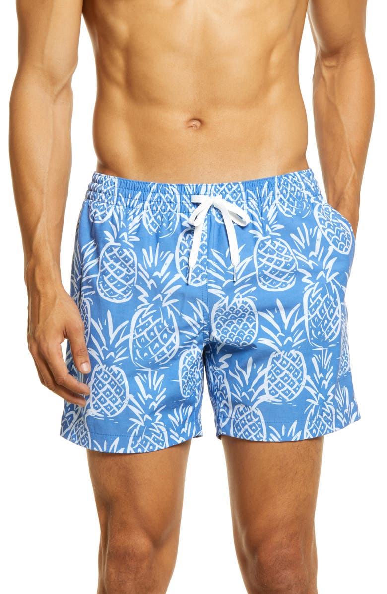 Chubbies Thigh Napples 6-Inch Swim Trunks, Alternate, color, Medium Blue