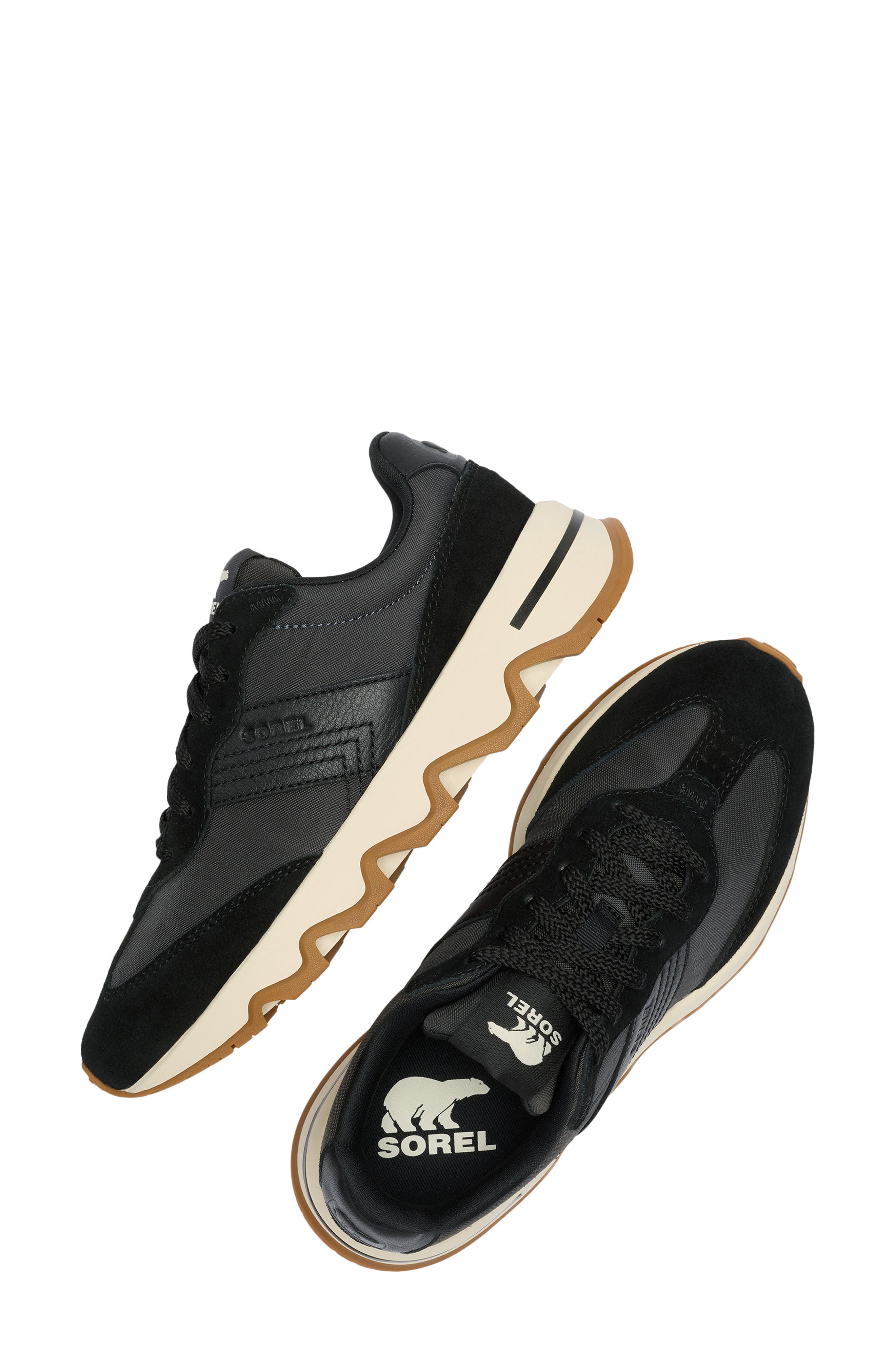 SOREL Kinetic Ember Sneaker, Alternate, color, Black/ Jet