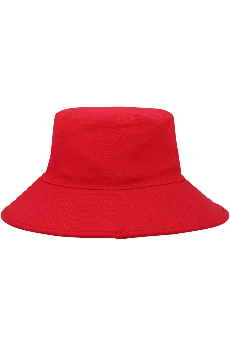 Men's New Era Scarlet San Francisco 49ers Main Bucket Hat, Alternate, color, Scarlet