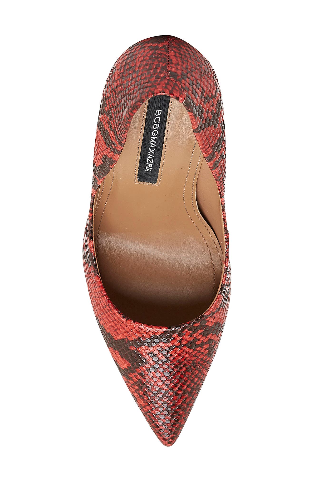 Nova Pointed Toe Pump, Alternate, color, RED PYTHON PRINT