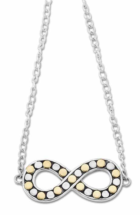 SAMUEL B. 18K Gold & Sterling Silver Infinity Necklace