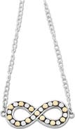 SAMUEL B. 18K Gold & Sterling Silver Infinity Necklace