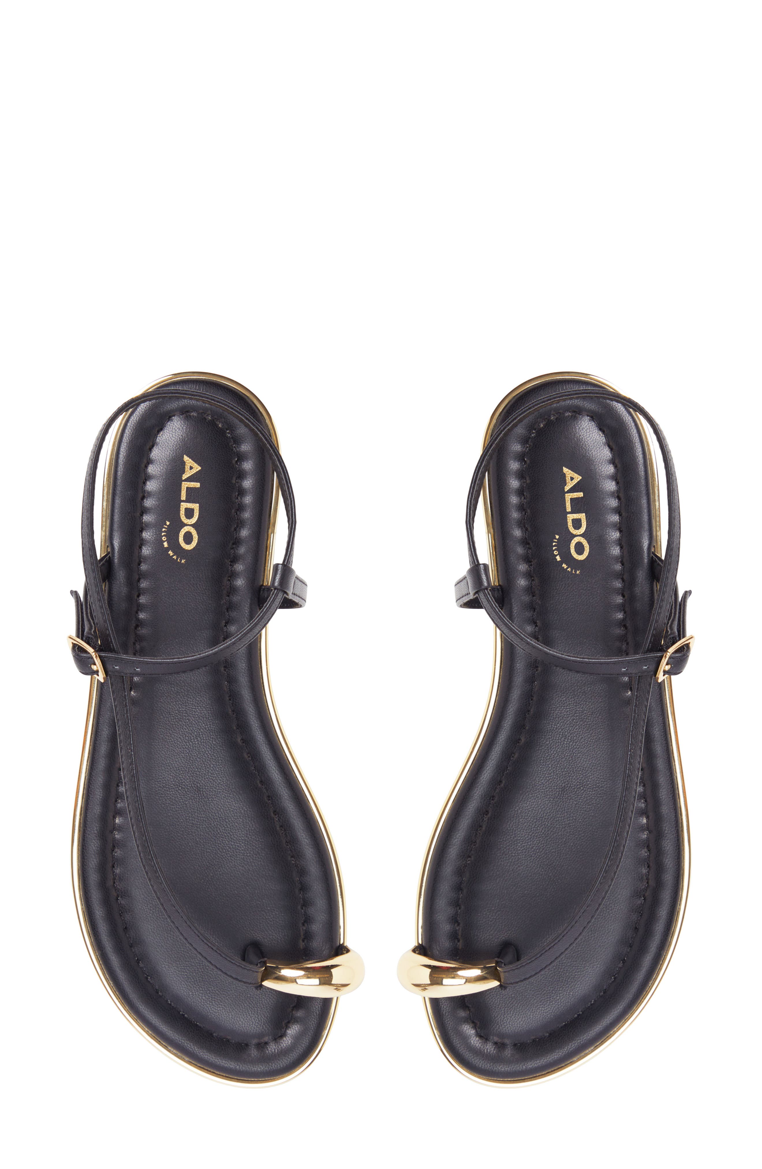 ALDO Jomali Ankle Strap Sandal, Alternate, color, Other Black