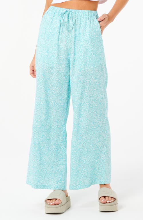 Rip Curl Neon Isles Tie Waist Wide Leg Pants