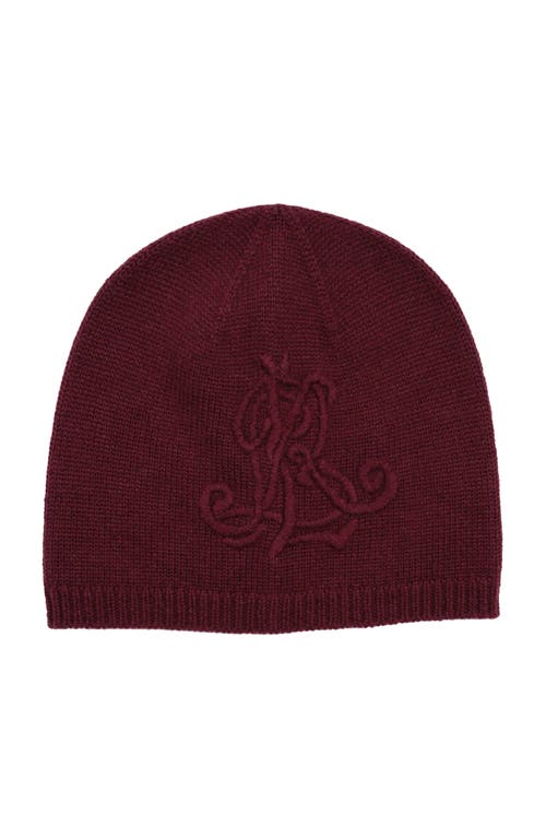 Lauren Ralplh Lauren Embroidered Logo Hat In Brown