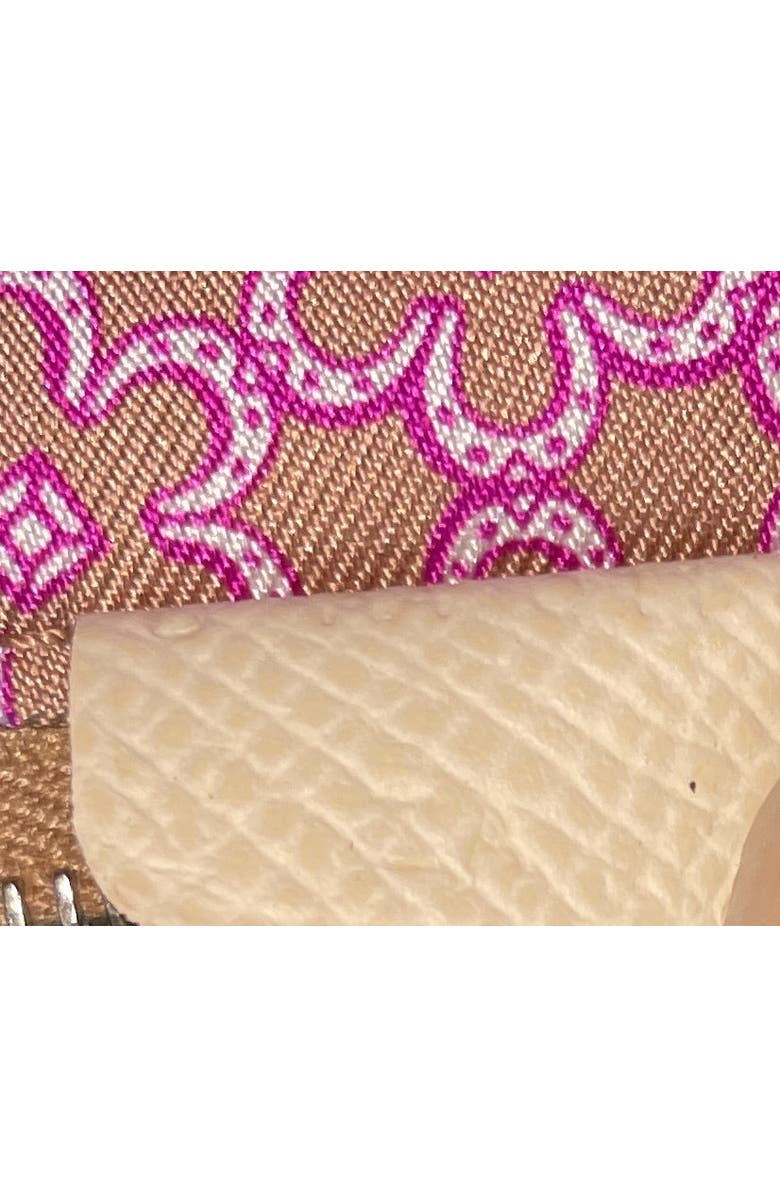 Pre-Owned Hermes Azap Zip Around Wallet Silk'in Epsom Compact, Alternate, color, Nata