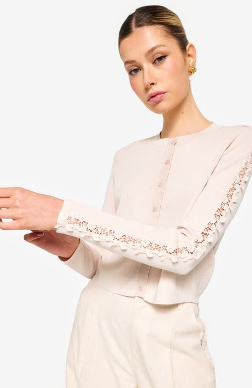Shop Cami Nyc Garcia Cotton Blend Cardigan In Bone