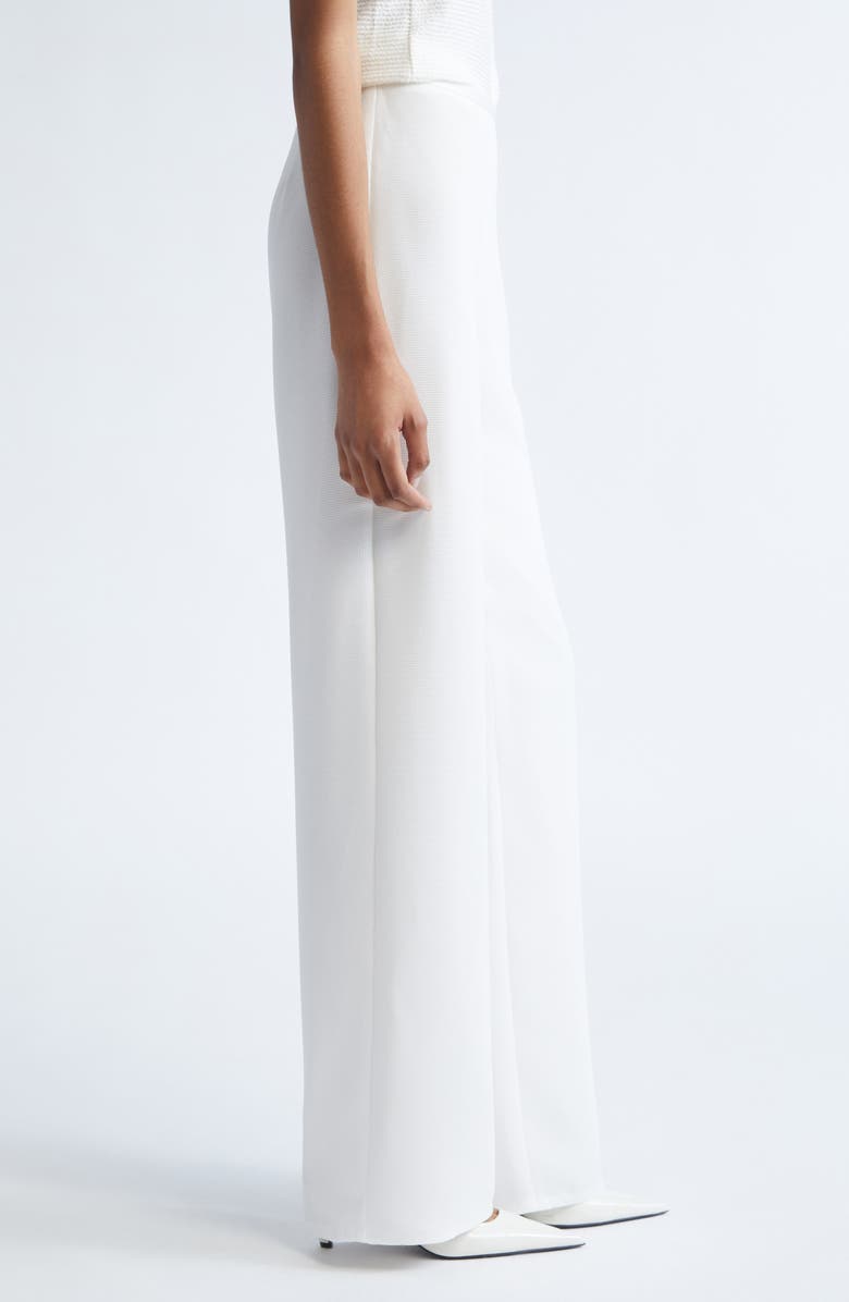 Emporio Armani Tech Waffle Straight Leg Pants, Alternate, color, White