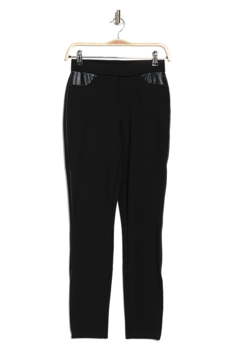 Ellen Tracy Vegan Pull On Ponte Leggings, Alternate, color,