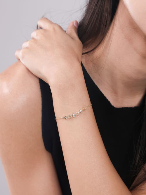 Devata Clover Chain Bracelet In Gold