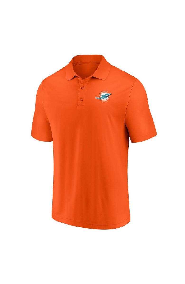 FANATICS Men's Fanatics Branded Orange Miami Dolphins Component Polo, Alternate, color, 